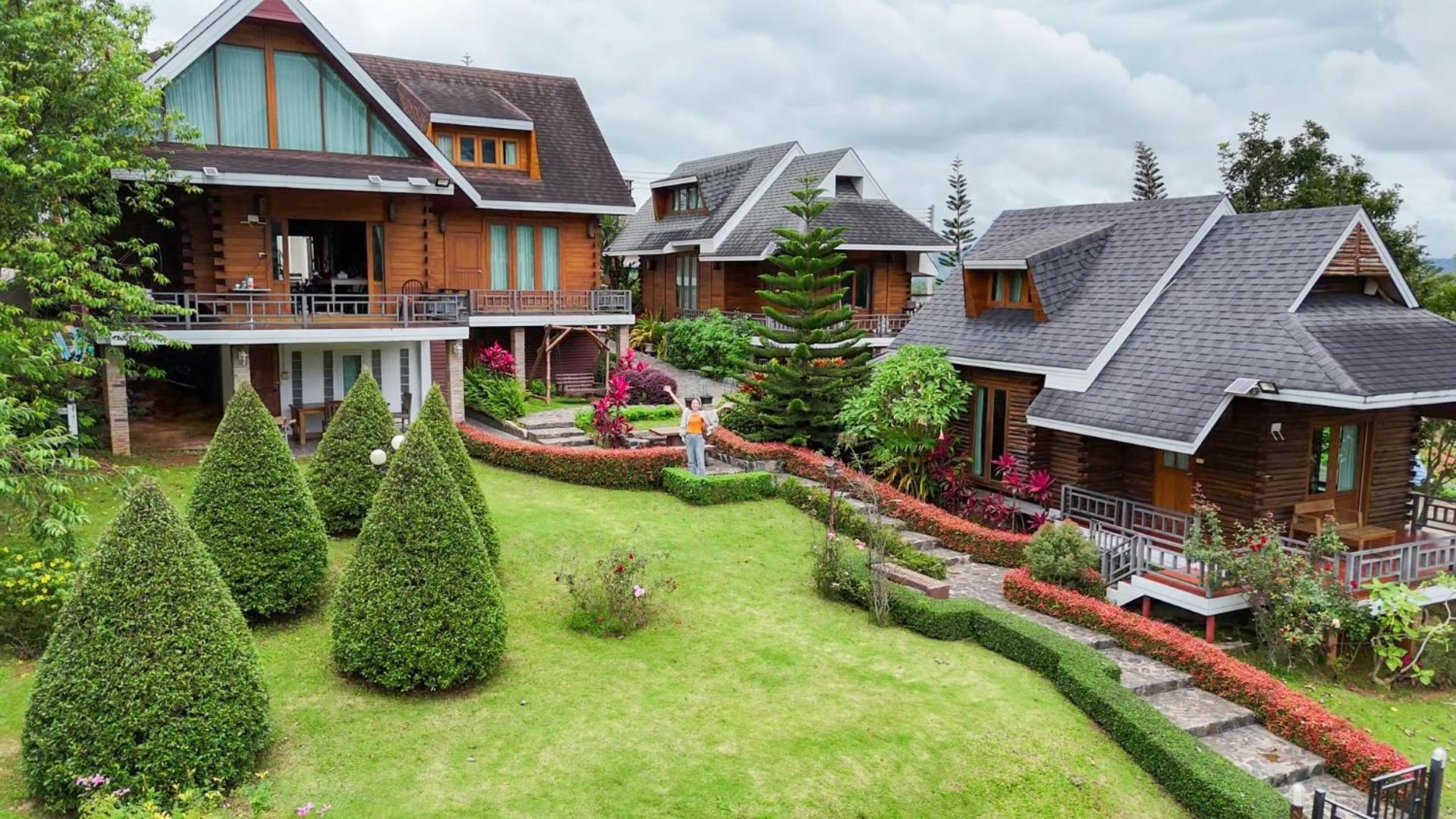 My Log Home Resort Ban Huai Phai Exterior photo